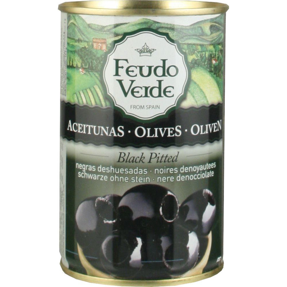 3547 Feudo Verde spanische schwarze Oliven entsteint