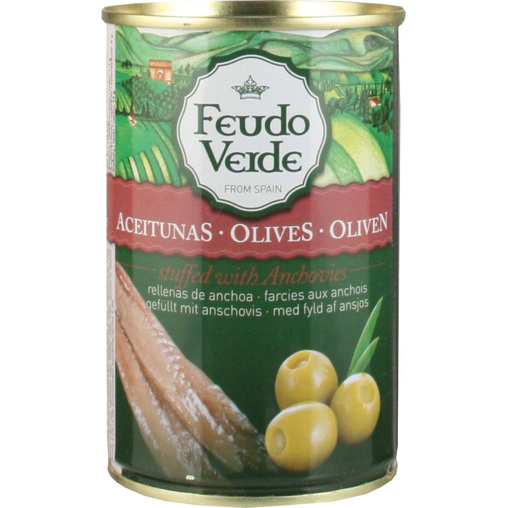 3553 gruene spanische Feudo Verde Oliven Sardellen