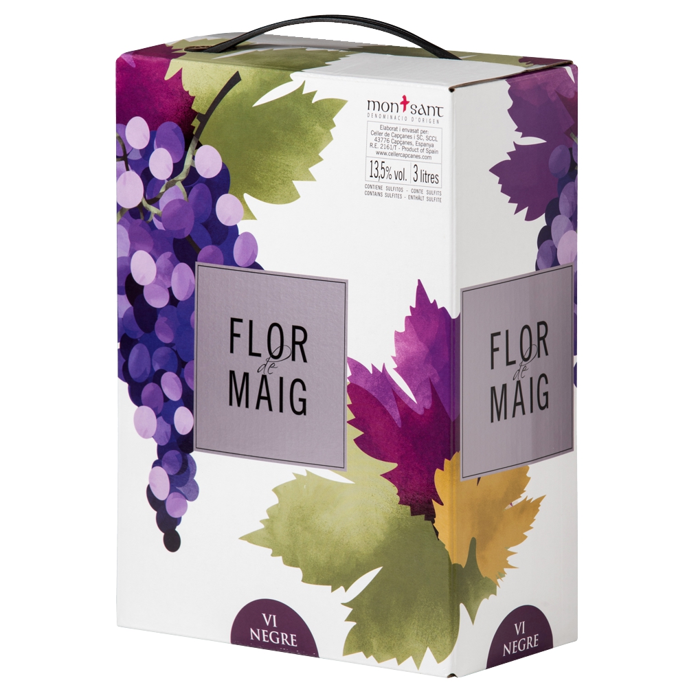 2965B Rotwein Flor de Maig Tinto Bag-in-Box