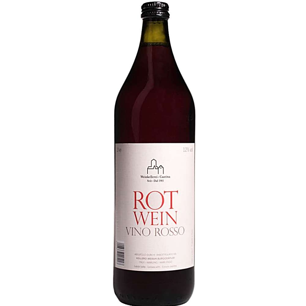 471218 Rotwein Vino Rosso Meran 1 Liter