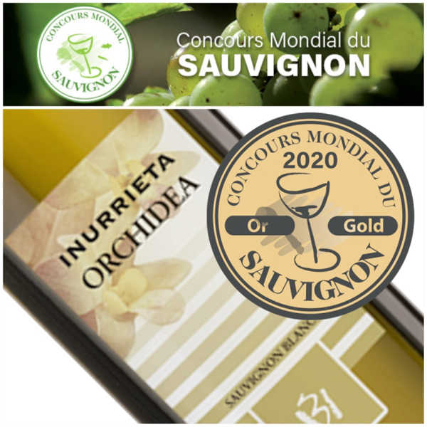 485519 Orchidea Sauvignon Blanc Inurrieta Goldmedaille