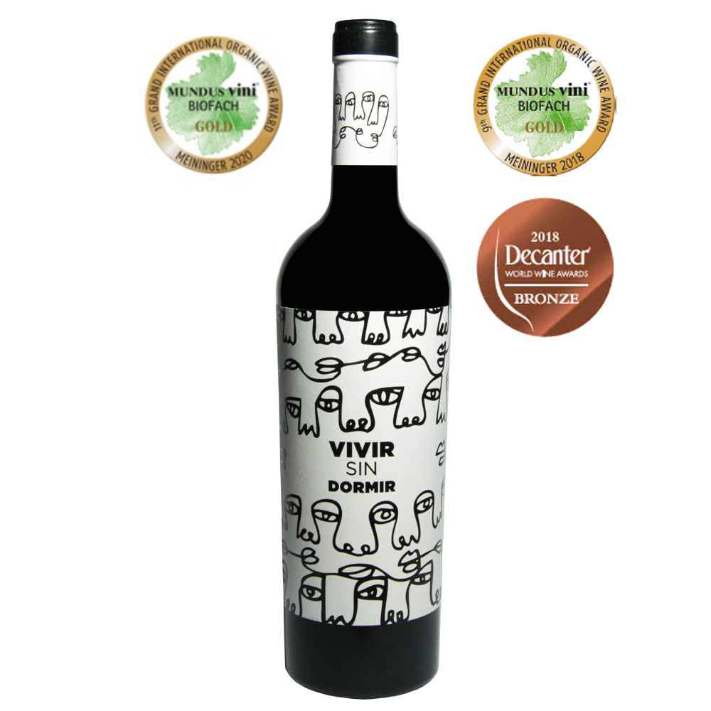 413418A Bio Rotwein Vivir sin Dormir Monastrell Valencia