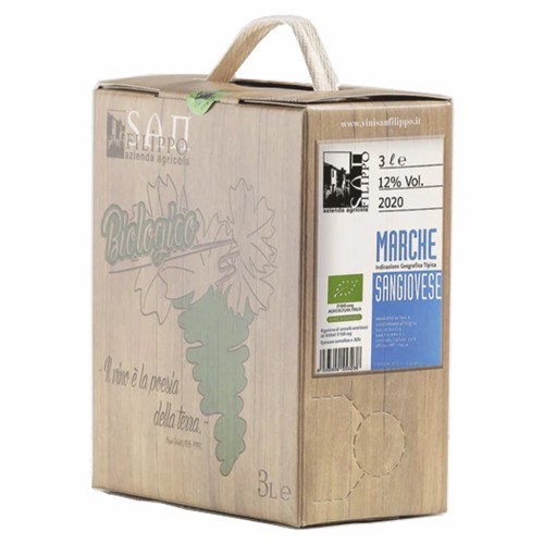 Sangiovese Rotwein 3 Liter Bag-in-Box 2022 (bio)